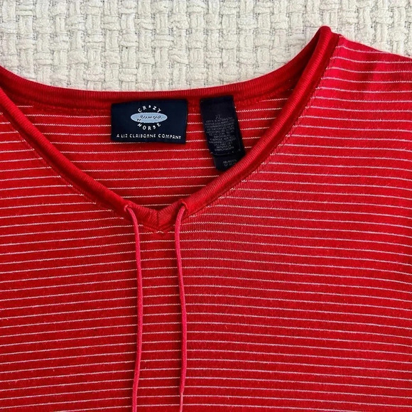 VINTAGE Long-Sleeve Striped Top - Picture 4 of 4